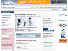 Tablet Screenshot of businesslink.ch